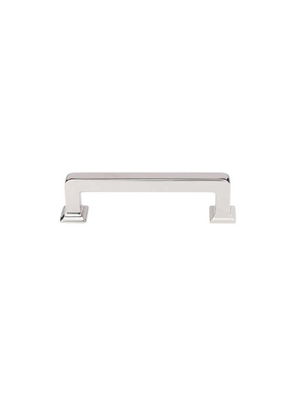 Ascendra Cabinet Pull - 3 3/4 inch Center-to-Center in Polished Nickel.
